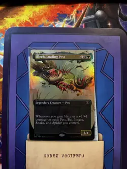 Blech, Loafing Pest (Borderless) Secrets of Strixhaven Foil - Image 1