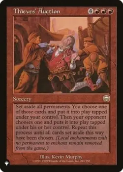 THIEVES' AUCTION NM! *THE LIST* - Image 1