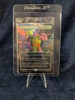 MTG Swords To Plowshares Thanos Promo - Sealed - PSA promo - foil - full art - Image 1
