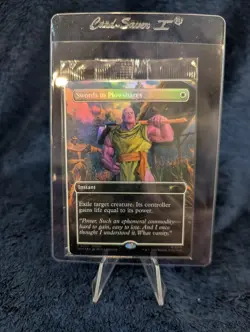 MTG Swords To Plowshares Thanos Promo - Sealed - PSA promo - foil - full art - Image 2