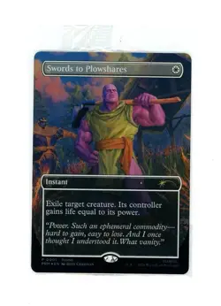 2026 MAGIC THE GATHERING PSA MAGAZINE PROMO SWORDS TO PLOWSHARES HOLO SEALED! - Image 1
