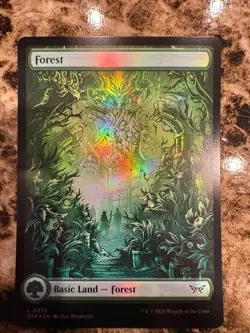 FOREST #276 Magic MTG Duskmourn Foil - Image 1