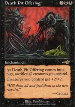 1x Death Pit Offering Light Play MTG Magic - Kid Icarus - - Image 1