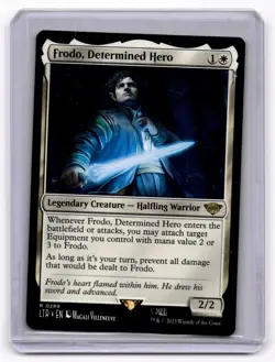 MTG Frodo, Determined Hero - The Lord of the Rings #289 - Image 1