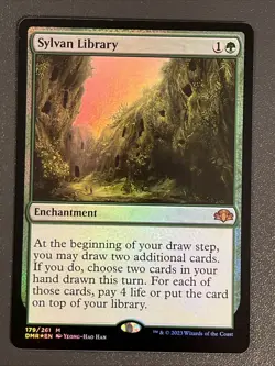 Sylvan Library - Foil - Dominaria Remastered - LP - Image 1