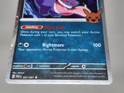 Pokemon Gengar 057/091 Paldean Fates Trick or Trade Cosmos Holo - Image 4