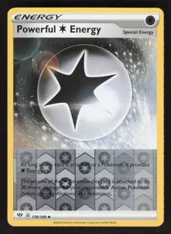 Pokemon TCG Darkness Ablaze Reverse Holo Powerful C Energy #176/189 - Image 1