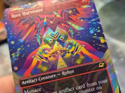 310 Rust Harvester FOIL SURREAL SPACE BORDERLESS Edge of Eternities EOE MTG Card - Image 2