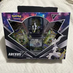 Pokemon TCG Arceus V Figure Box - 4 Pack 820650850165 - Image 1