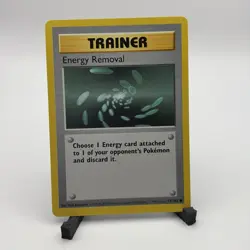 Pokemon TCG Energy Removal SHADOWLESS - 92/102 WotC Base Set LP - Image 1