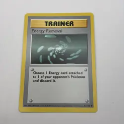 Pokemon TCG Energy Removal SHADOWLESS - 92/102 WotC Base Set LP - Image 2