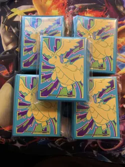 Ascended Heroes Card Sleeves Unopened x5 from Pokemon ETB Elite Trainer Box - Image 1