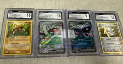 Pokemon Graded CGC Lot Kabuto Shieldon Arbok Great Tusk Graded 9 & 10 - Image 1