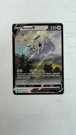 Pokemon Arceus V SWSH204 Sword & Shield Promo Holo English 2022 HP 220 - Image 1