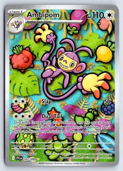 AMBIPOM 107 PHANTASMAL FLAMES POKEMON LP - Image 1