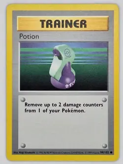 Potion 94/102 Pokemon - Shadowless Base Set LP - Image 1