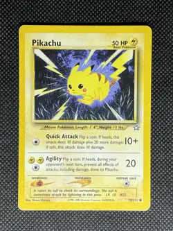 1995-2000 Nintendo Pokemon Pikachu 70/111 - Image 1