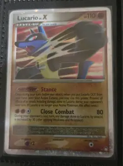 Lucario LV.X Holo Card 122/123 Mysterious Treasures Ultra Rare - Image 1