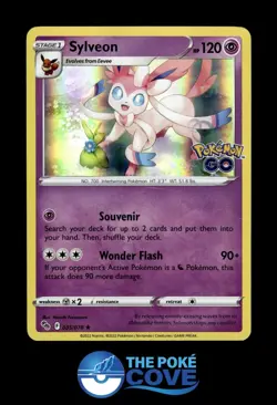 Sylveon 035/078 | Pokemon GO Holo | Pokemon Rare Holo | NM - Image 1