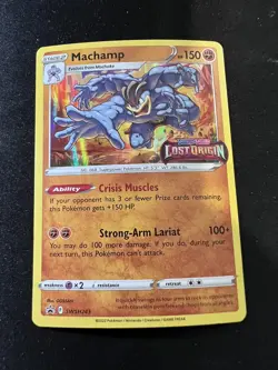 Pokemon TCG Machamp SWSH Black Star Promos SWSH243 Holo Promo - Image 1