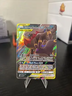 Pokemon Umbreon & Darkrai GX 125/236 SM Unified Minds Ultra Rare Holo TAG TEAM - Image 1