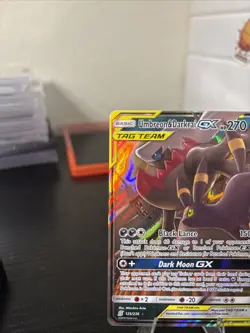 Pokemon Umbreon & Darkrai GX 125/236 SM Unified Minds Ultra Rare Holo TAG TEAM - Image 2