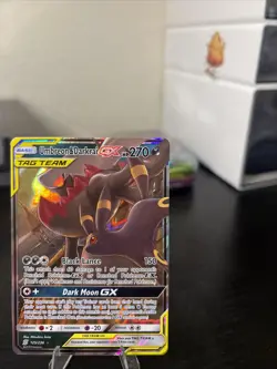 Pokemon Umbreon & Darkrai GX 125/236 SM Unified Minds Ultra Rare Holo TAG TEAM - Image 3