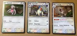 Pokemon TCG Slakoth 160/193 Vigoroth 161/193 Slaking 162/193 Cosmos Holo - Image 1