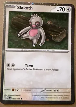 Pokemon TCG Slakoth 160/193 Vigoroth 161/193 Slaking 162/193 Cosmos Holo - Image 4