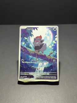 Pokemon TCG Zorua 142/086 Illustration Rare White Flare NM Holo1 - Image 1