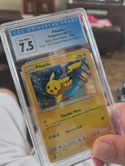 pikachu pokemon 2017 black star promos sm81 holo slg super premium collection... - Image 2