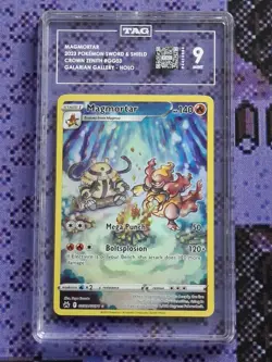 Pokemon Magmortar GG03/GG70 Crown Zenith Galarian Gallery Ultra Rare Holo TAG 9 - Image 1