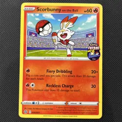 Scorbunny On The Ball Futsal Promo 004/005 Pokemon TCG 2020 - Mint Condition - Image 1