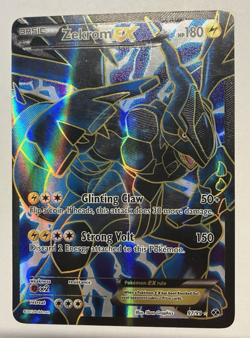 Pokemon Zekrom EX 97/99 Next Destinies Ultra Rare Full Art Holo 180 HP Mod Play - Image 1