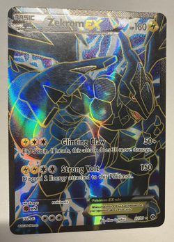 Pokemon Zekrom EX 97/99 Next Destinies Ultra Rare Full Art Holo 180 HP Mod Play - Image 2