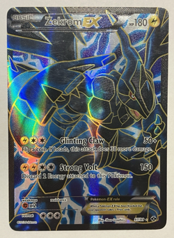 Pokemon Zekrom EX 97/99 Next Destinies Ultra Rare Full Art Holo 180 HP Mod Play - Image 3