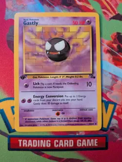 Gastly 33/62 Fossil 1st Edition English NM - Image 1