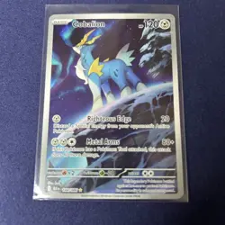 Pokemon Cobalion 144/086 Sv: Black Bolt Illustration Rare Holo - Image 1