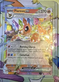 Pokemon Prismatic Evolutions Double Rare EX EEVEE Set Of 9 ENGLISH EEVEELUTIONS - Image 3