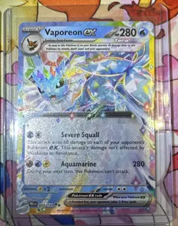 Pokemon Prismatic Evolutions Double Rare EX EEVEE Set Of 9 ENGLISH EEVEELUTIONS - Image 4