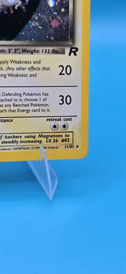 Pokemon 1st Edition Dark Magneton Holo Rare - 11/82 1st Edition Team Rocket B22 - Image 4