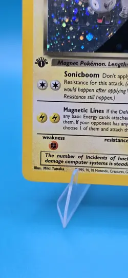 Pokemon 1st Edition Dark Magneton Holo Rare - 11/82 1st Edition Team Rocket B22 - Image 5