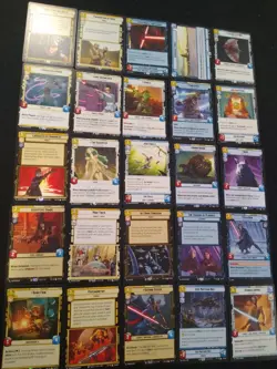 STAR WARS UNLIMITED LEGENDS OF THE FORCE 58 CARD COMPLETE RARE REGULAR BASE SET - Image 2