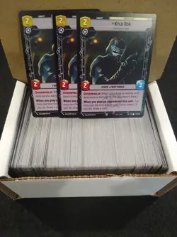 STAR WARS UNLIMITED LEGENDS OF THE FORCE UNCOMMON/COMMON 3X BASE SETS 528 CARDS - Image 1