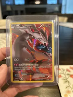Pokemon TCG Reshiram XY Black Star Promos XY74 Full Art Holo Promo Card - Image 1