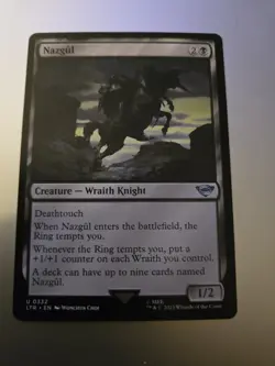 Nazgul Magic the Gathering Card English Lord of the Rings MTG - Image 1