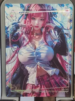 Nino Shogun Goddess Story Anime Waifu Doujin Card PRIVATE GIRL SR SR-08 - Image 1