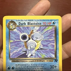 Dark Blastoise Team Rocket #20/82 NON-HOLO Rare Pokemon Card WotC c494 - Image 2
