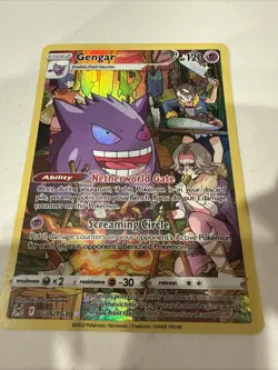 Gengar TG06/TG30 Swsh11: Lost Origin Trainer Gallery Holo NM Pokemon Card - Image 1