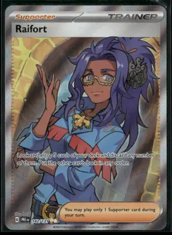 Pokemon Raifort Ultra Rare 142/131 PRE SV: Prismatic Evolutions NM - Image 1